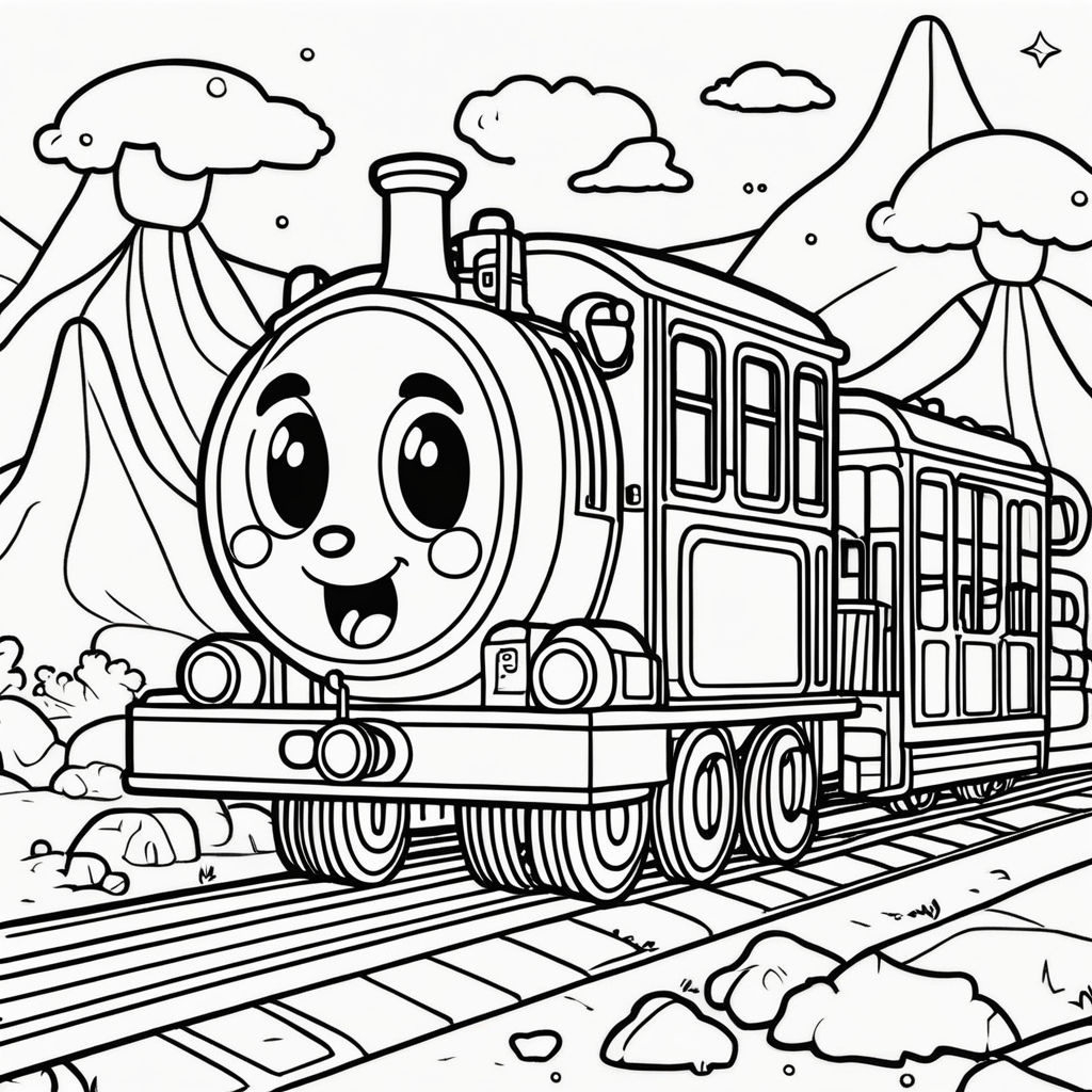 50 Train Coloring Pages: Free Printable Images - Eggradients.com