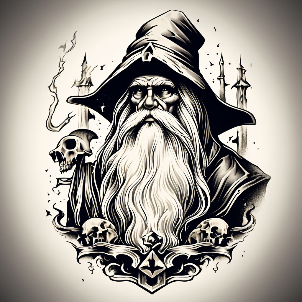 Gap filler wizard done at @perpetualrootstattoo . #tattoo #tattoos  #tattooart #traditional #traditionaltattoo #wizard #wizardingworld… |  Instagram