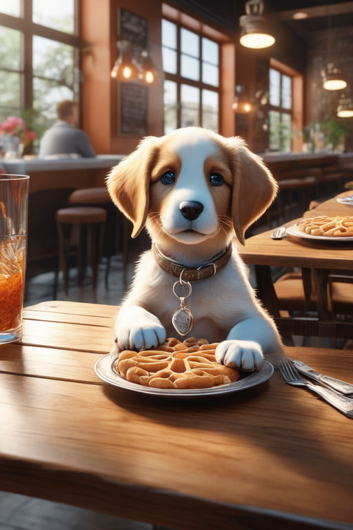 dogs eating spaghetti