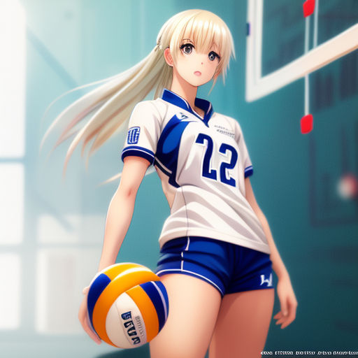 This picture come from internet  Volleyball anime, Volleyball girls,  Kawaii anime girl