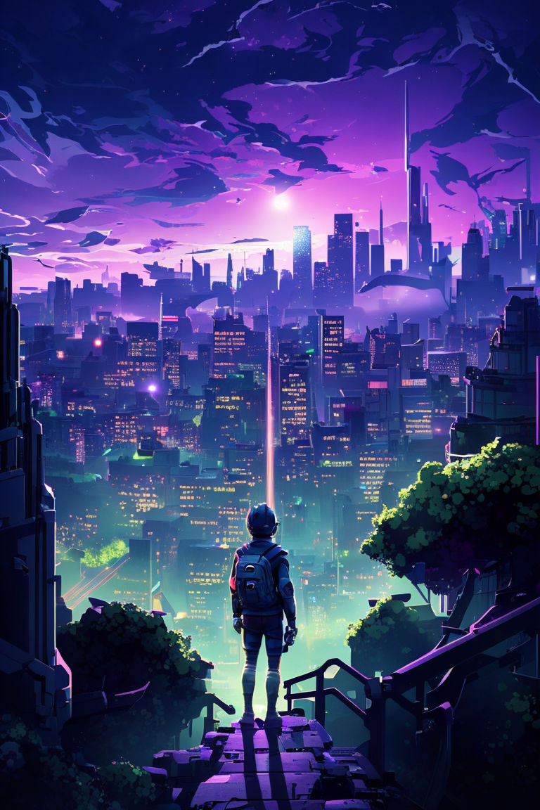 Purple Anime Wallpapers - Top Free Purple Anime Backgrounds -  WallpaperAccess