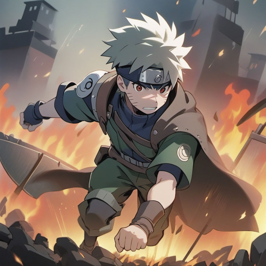 Kakashi-sensei's face?!, an art print by SnailRoyal - INPRNT