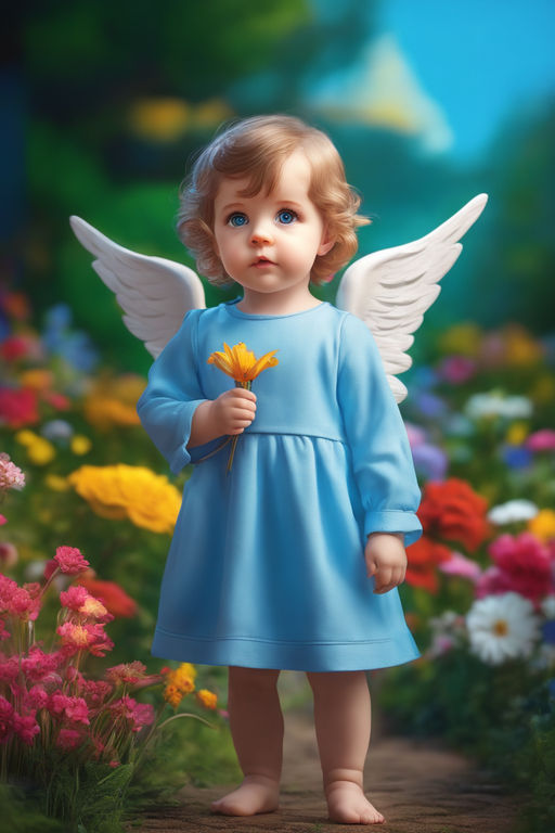 cute baby angel wallpapers