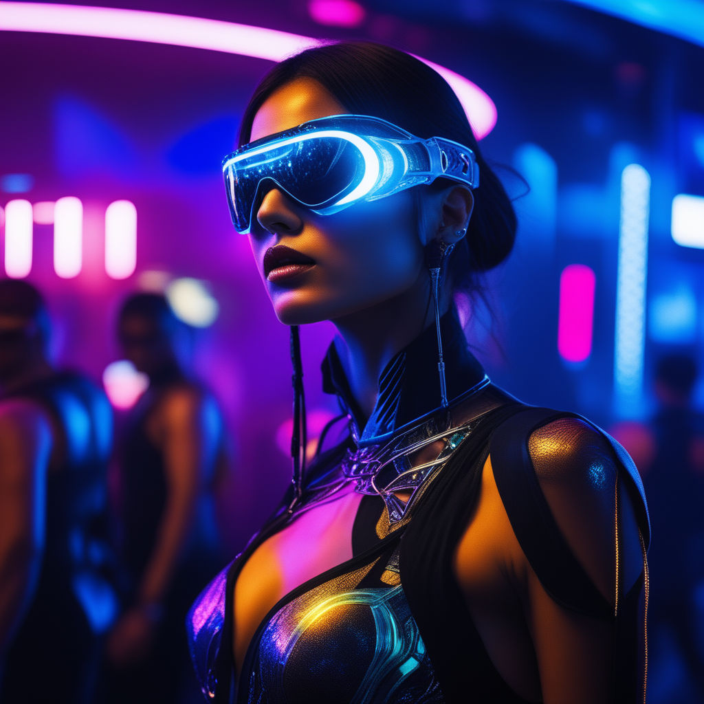 Dancing Woman Cyberpunk Futuristic Background, Dance, Woman, Cyberpunk  Background Image And Wallpaper for Free Download