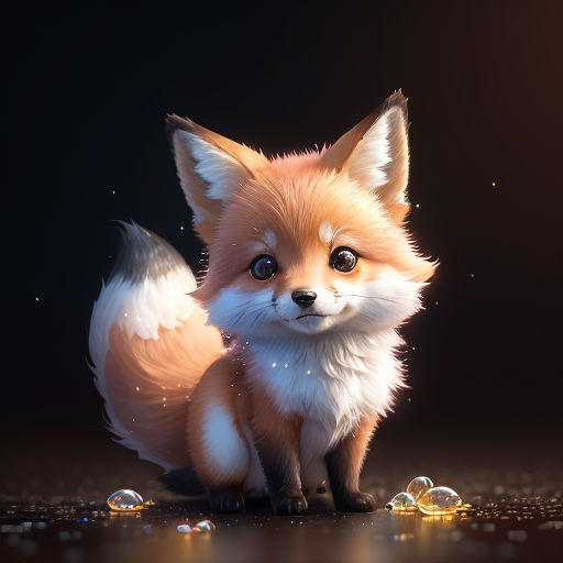 Kawaii Fox posted by Zoey Sellers, chibi fox HD phone wallpaper | Pxfuel