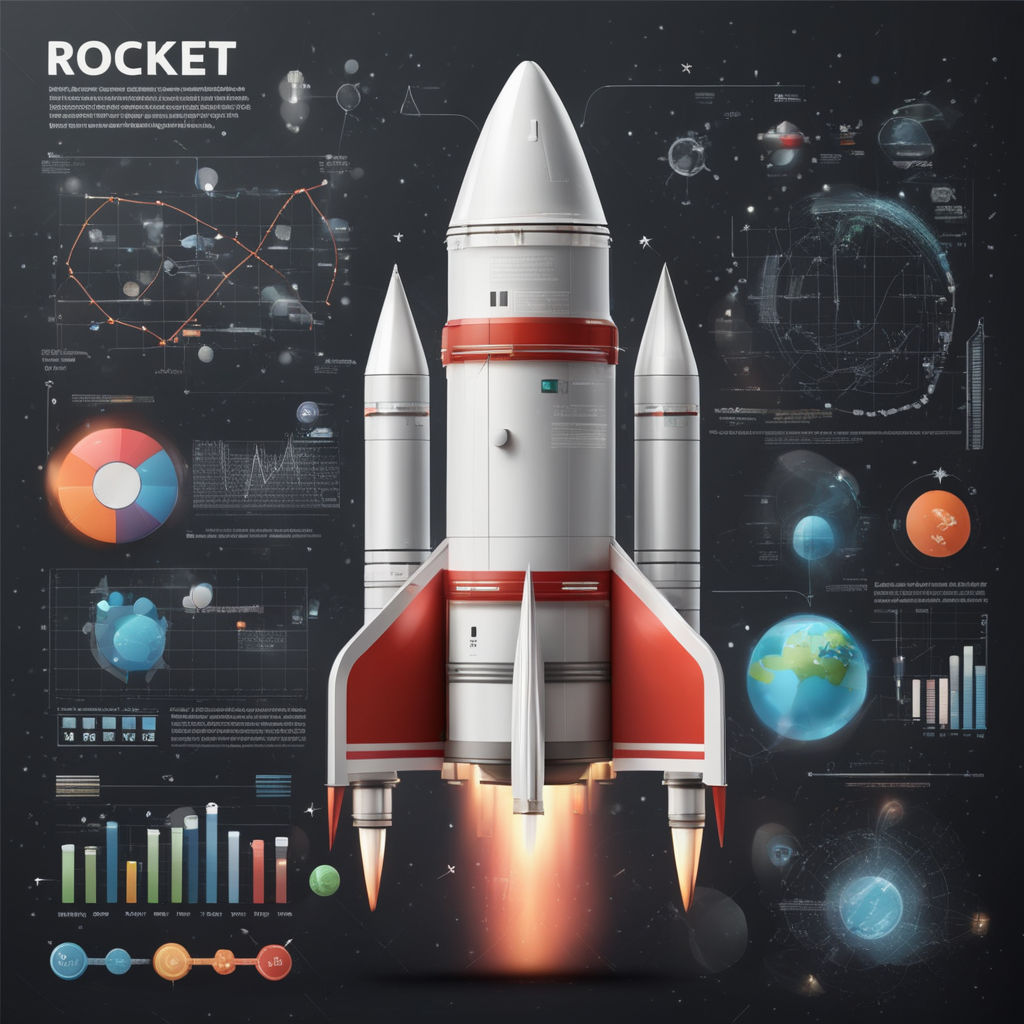 Free Vector | Vector illustration of a space rocket launch.