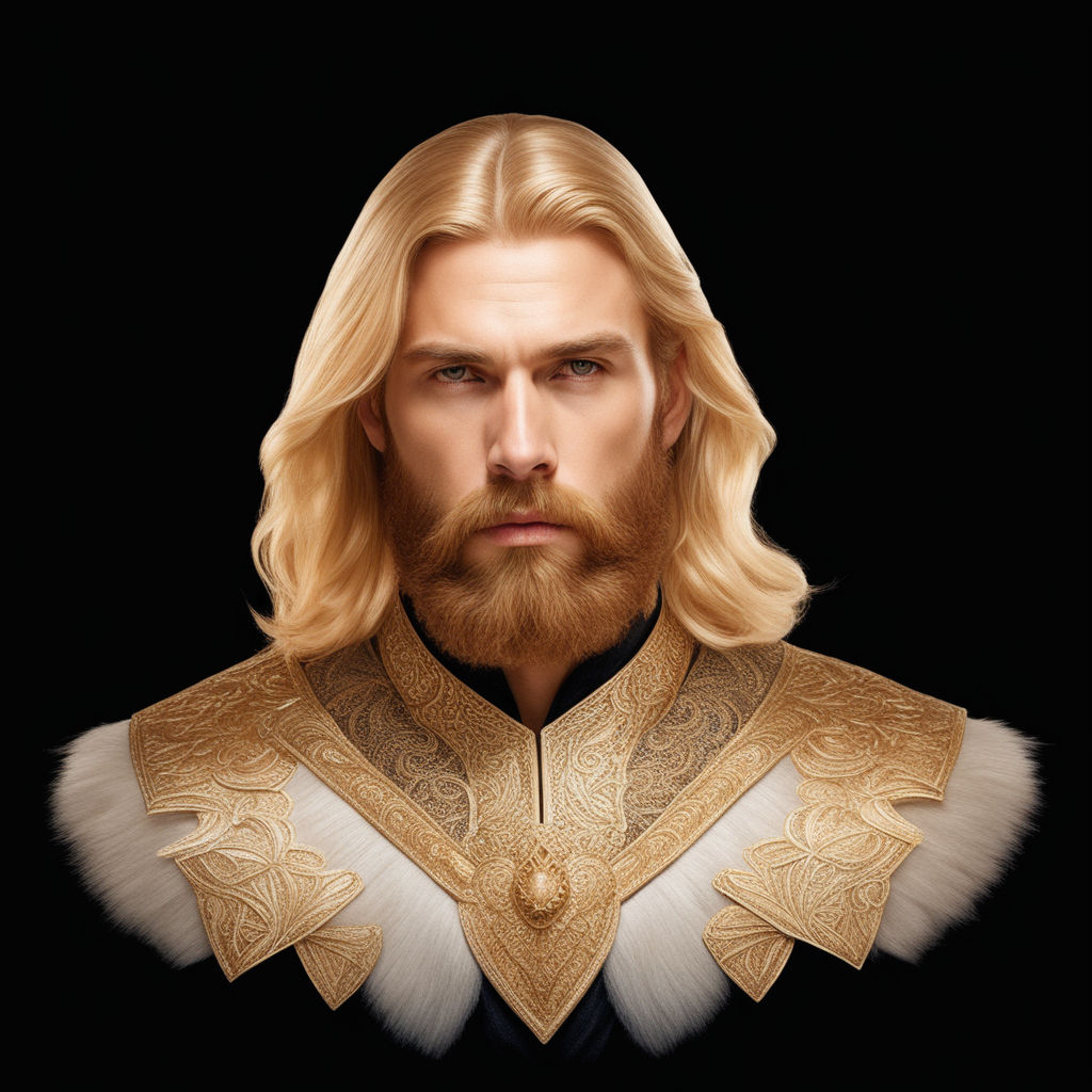 Man Face︲Blonde Classic Full Beard's Code & Price - RblxTrade