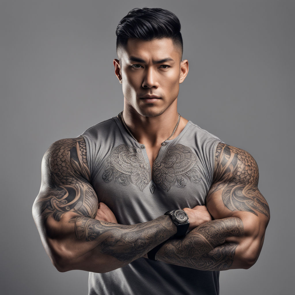 fit physique tattoos" - Playground AI