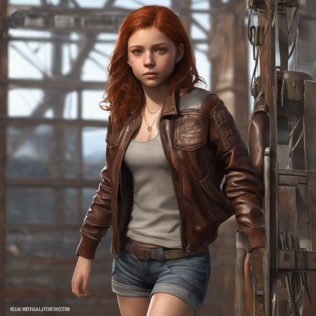 Claire redfield, high resolution, detailed digital art, realistic