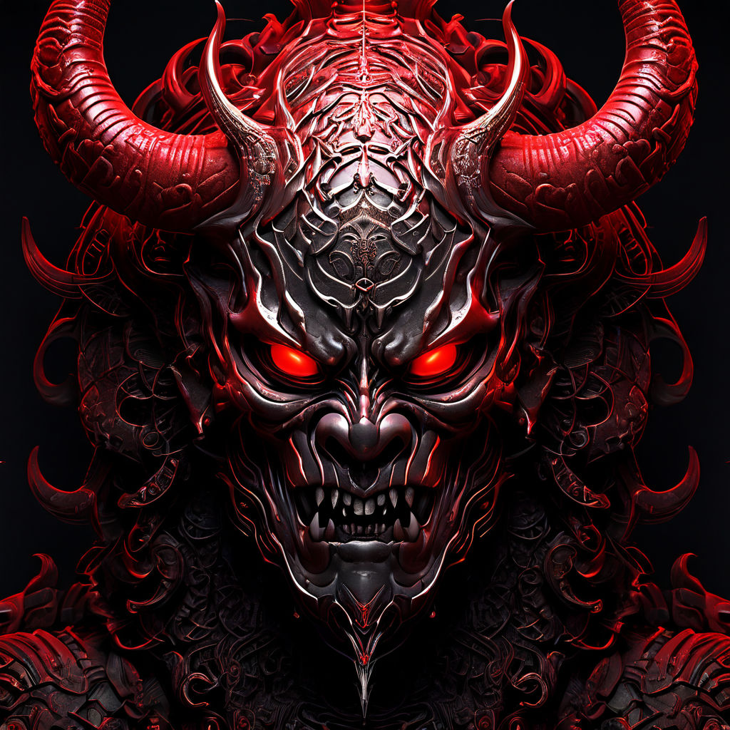 The Devil Has Red Eyes And Horns Background, Red Devil Picture