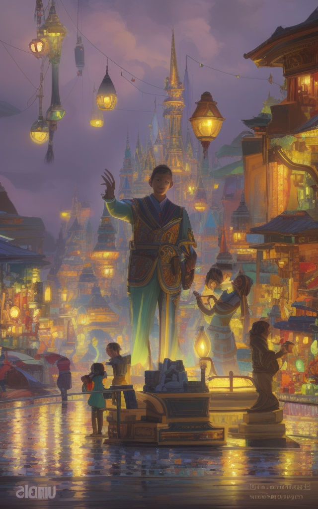 tangled concept art lanterns