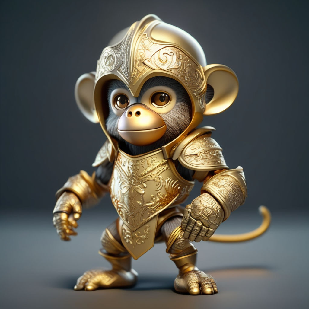 ArtStation - 3d character crazy monkey