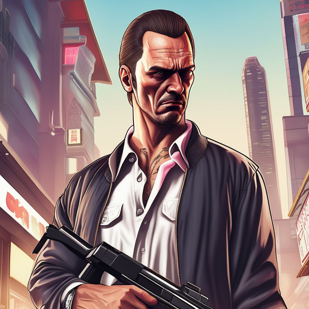 gta v michael artwork