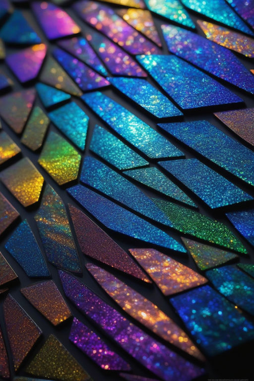 Polychromatic Liquid Metal Rainbow - Shimmering 3D Splatter Backgrounds