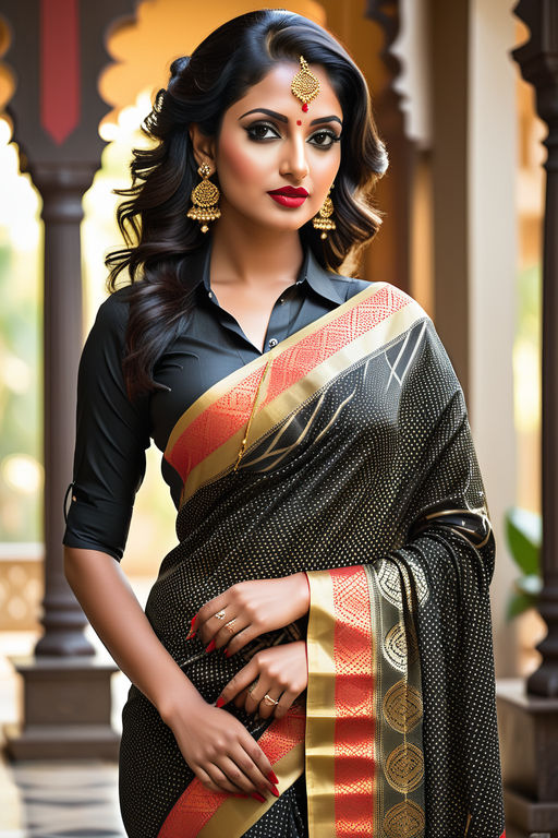 25 Black Saree Blouse Looks to Suit Every Occasion & Function