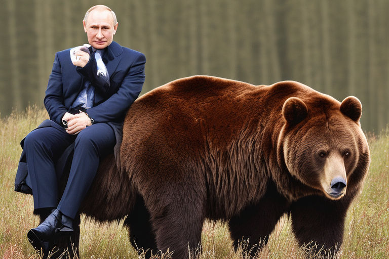 vladimir putin fighting bear