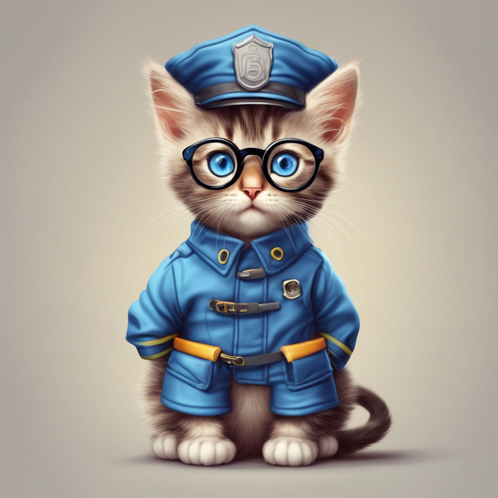 FurFursC: A cat wearing police