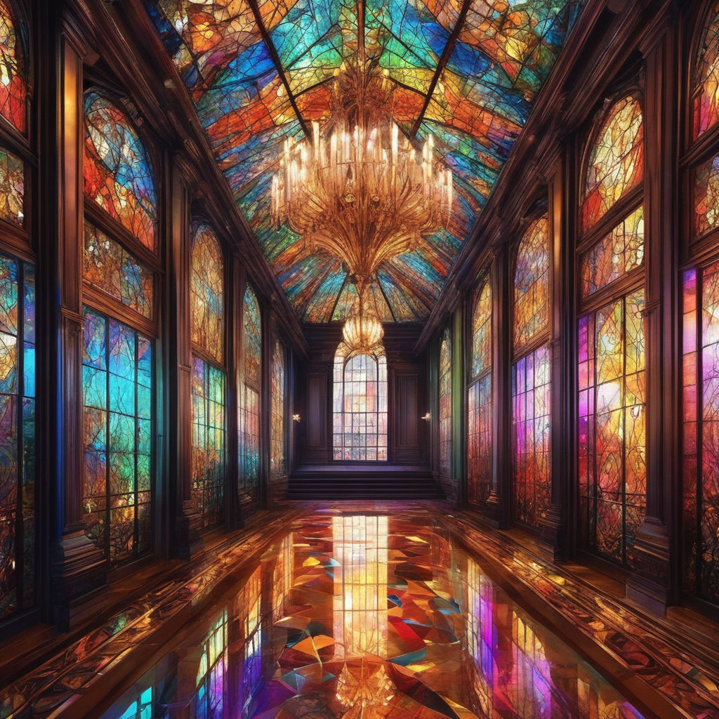 Stained-Glass Reflections