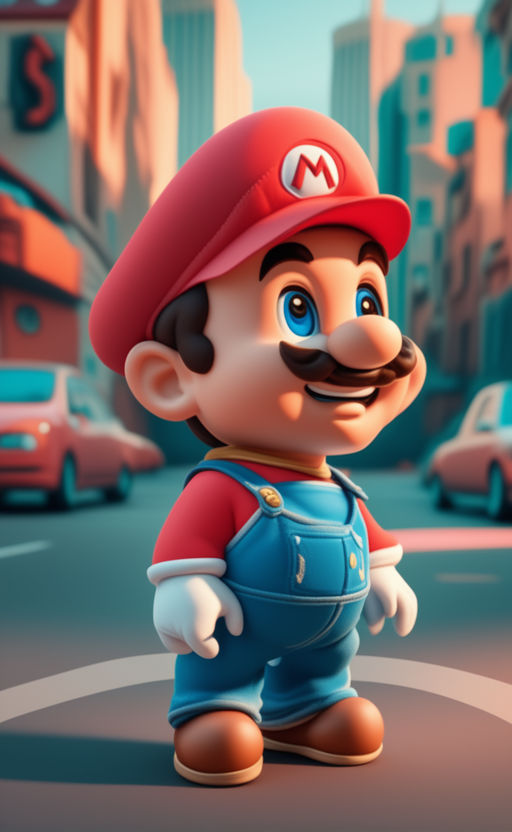 ArtStation - Super Mario PS5 Portrait