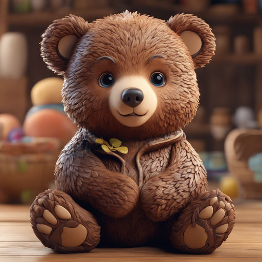 ArtStation - 3D Teddy Bear