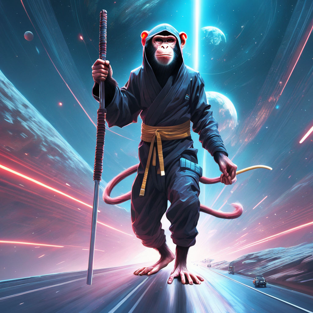 ninja monkey wallpaper