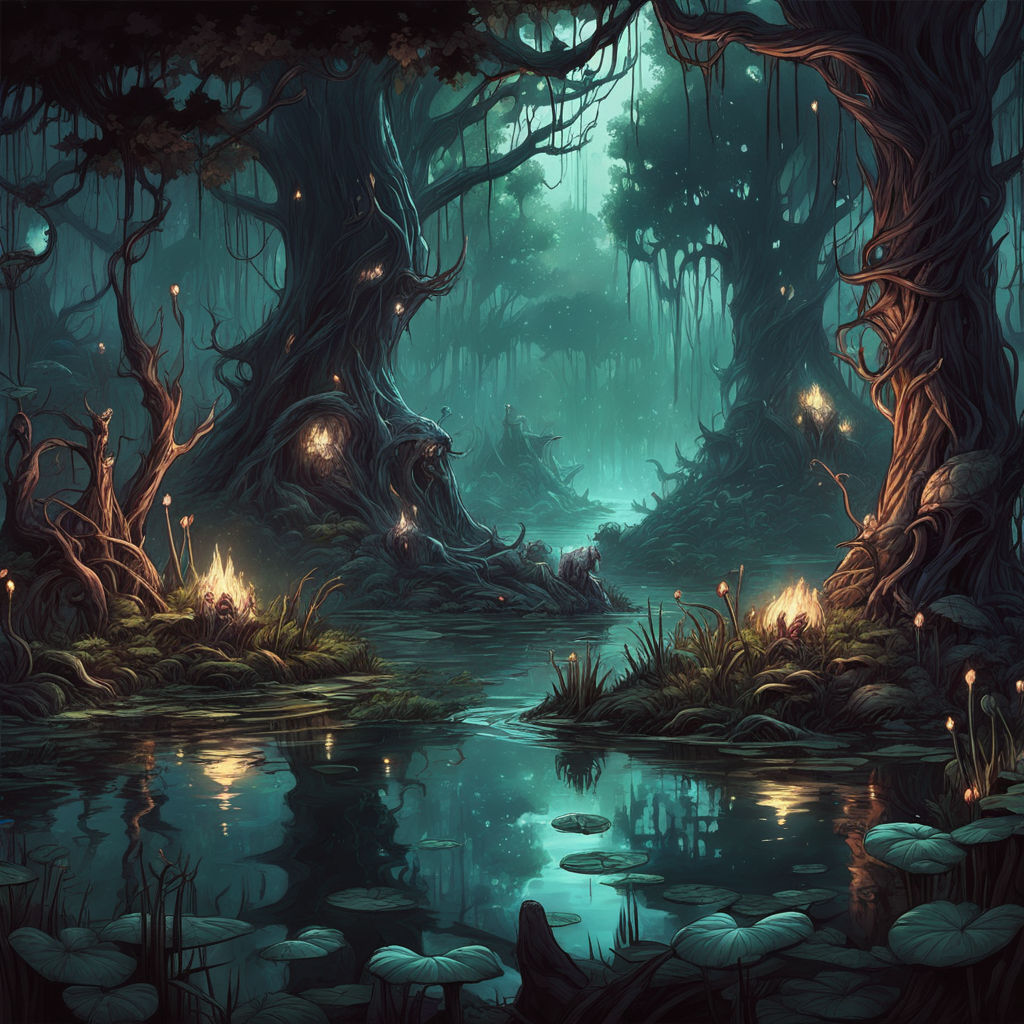 dark swamps