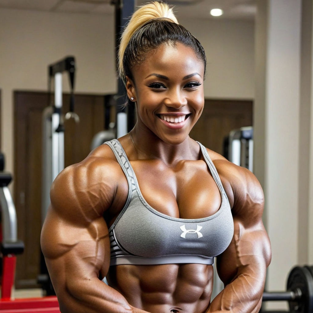 female bodybuilder on steroids - Playground