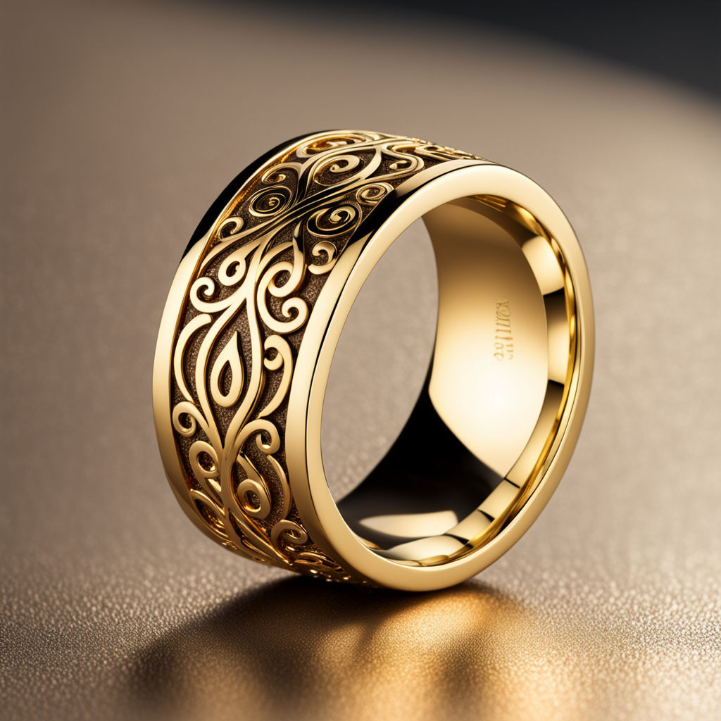 IN GOLD WE TRUST PARIS tonal-design Solitaire Ring - Farfetch