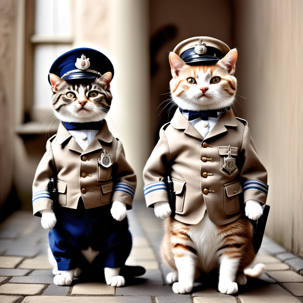 FurFursC: A cat wearing police