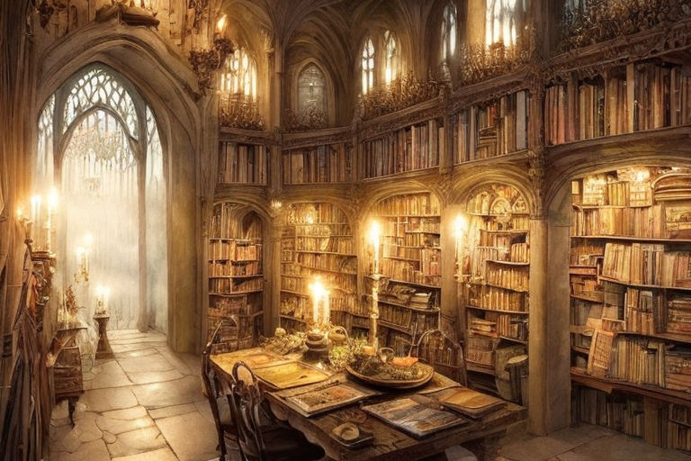 fantasy library