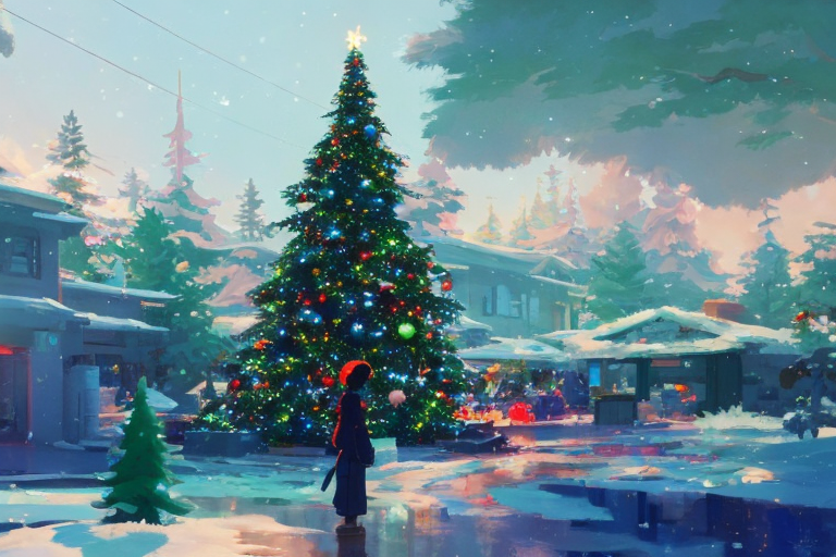 Anime Christmas Background  escapeauthoritycom