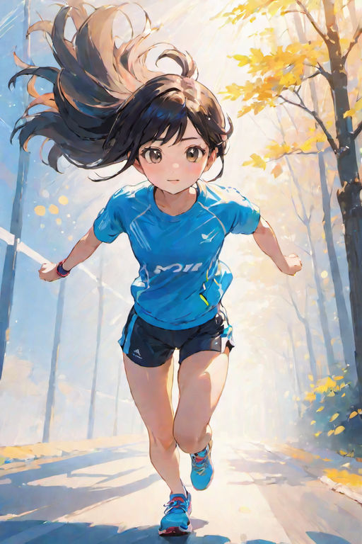 Anime Friends Running, HD wallpaper | Peakpx