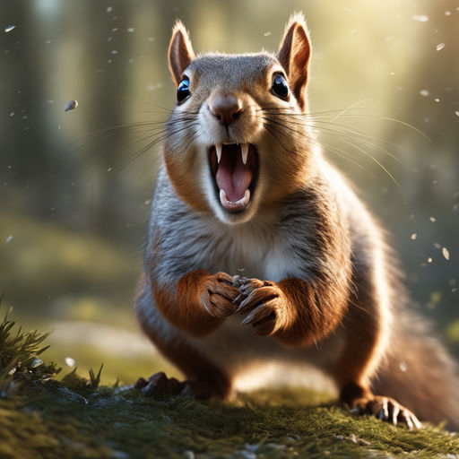 laughing squirrel