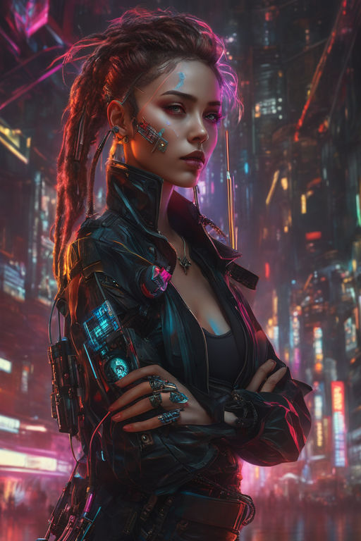 Cyberpunk girl - Playground