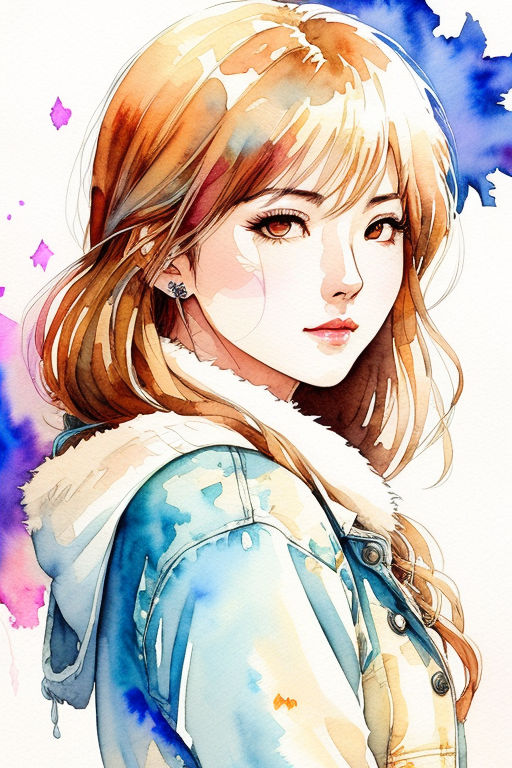 Anime Watercolor' Posters | Miracle Studio | Displate