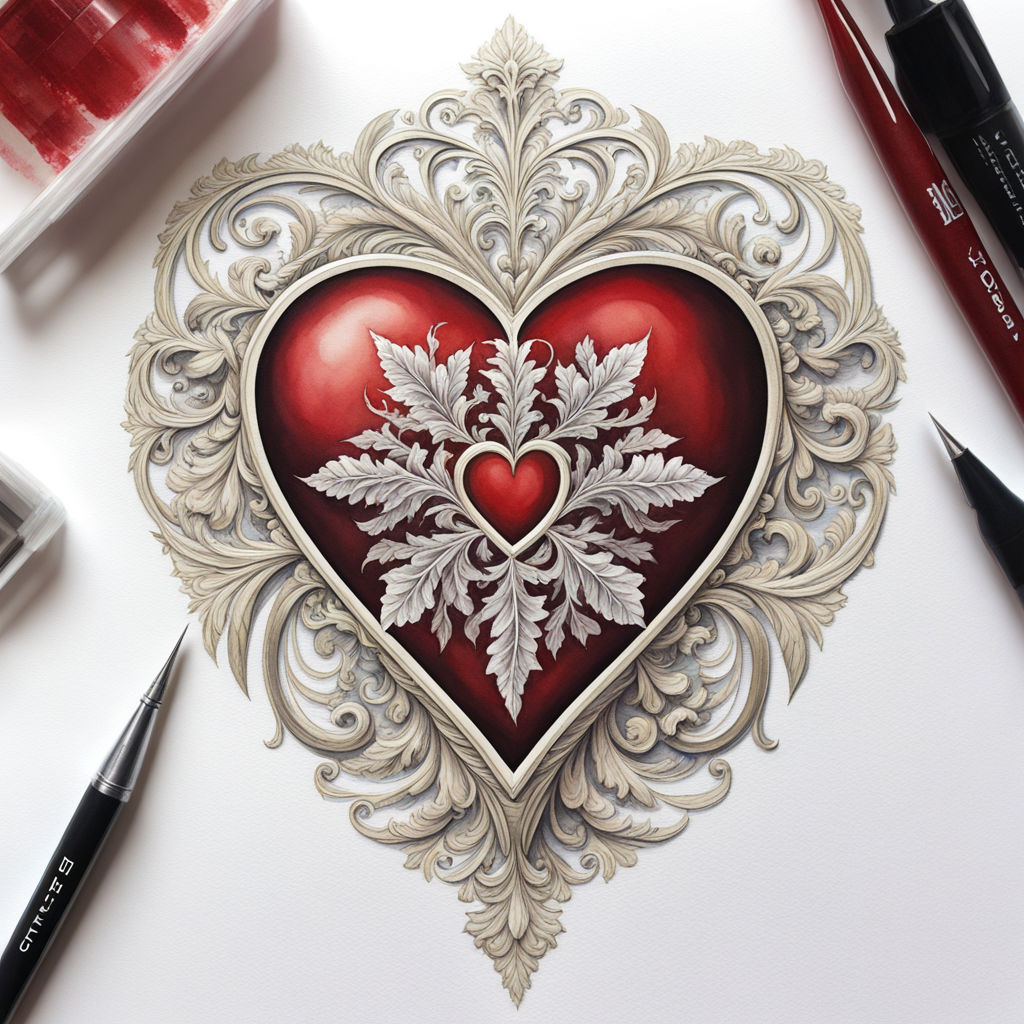 Buy Tattoo Heart, Tattoo Design, PNG, Digital Download Online in India -  Etsy