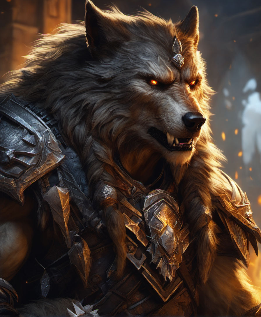 wow worgen warrior wallpaper