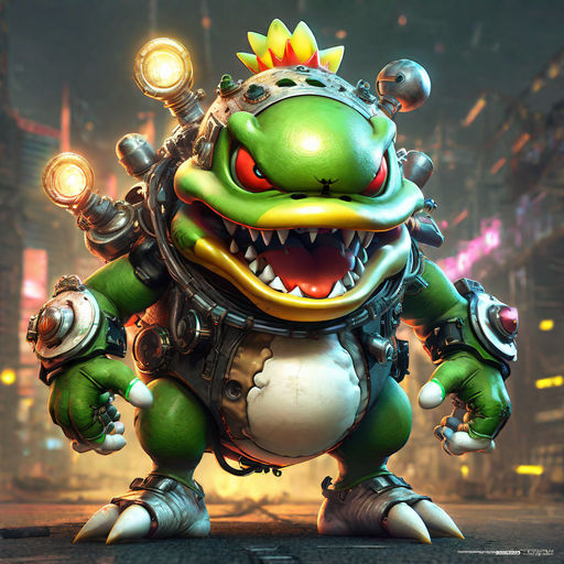 ArtStation - Bowser (Mario Kart 8)