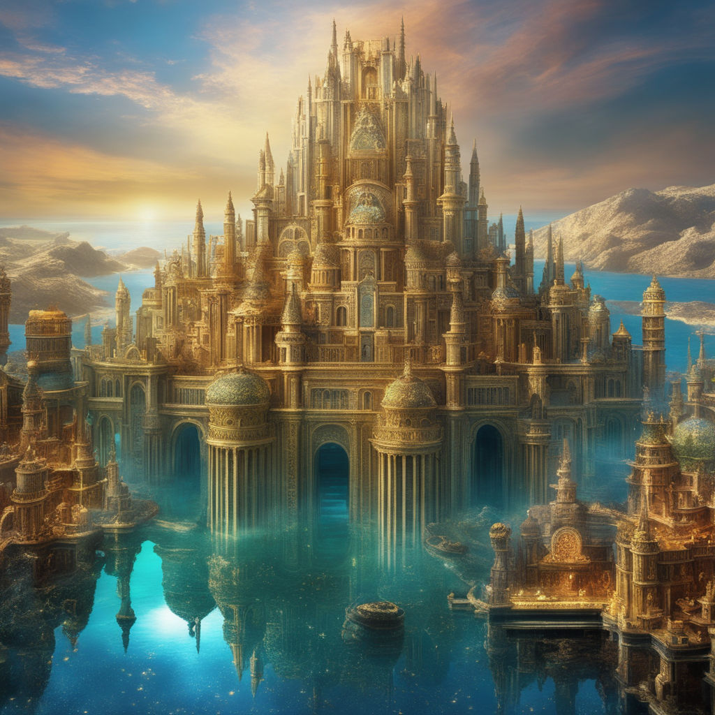 fantasy water palace