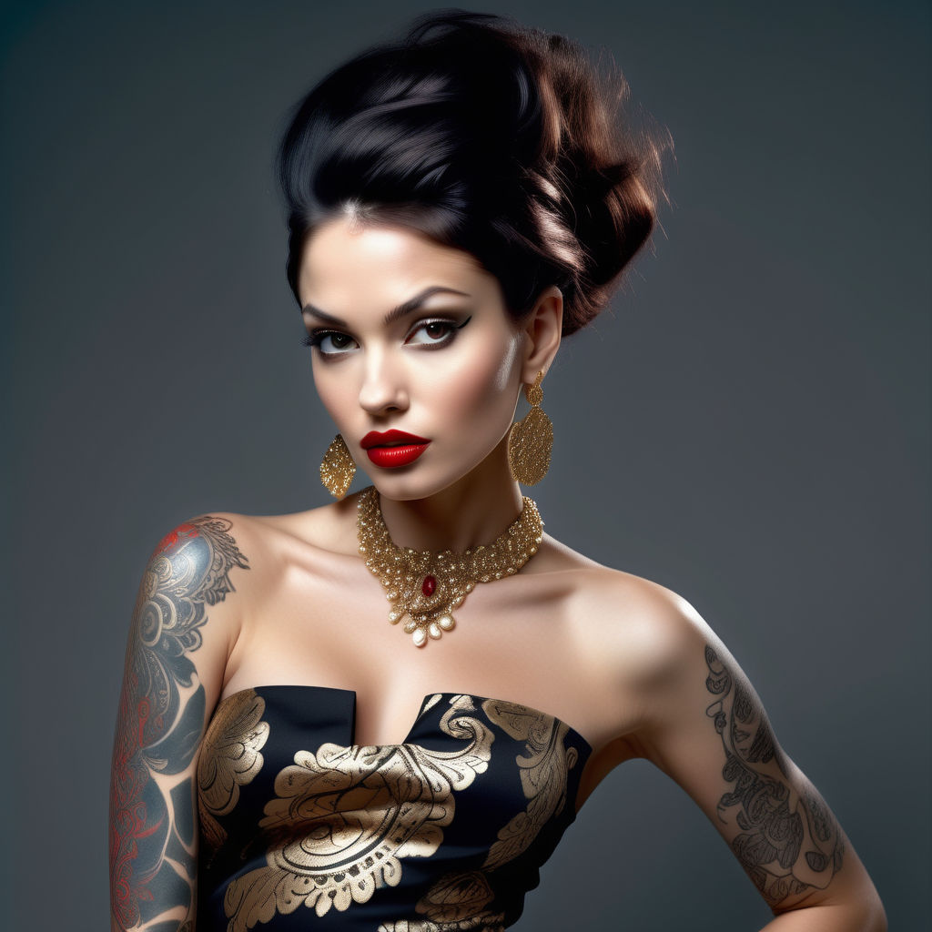 Tattoo exquisite body on sale piercing