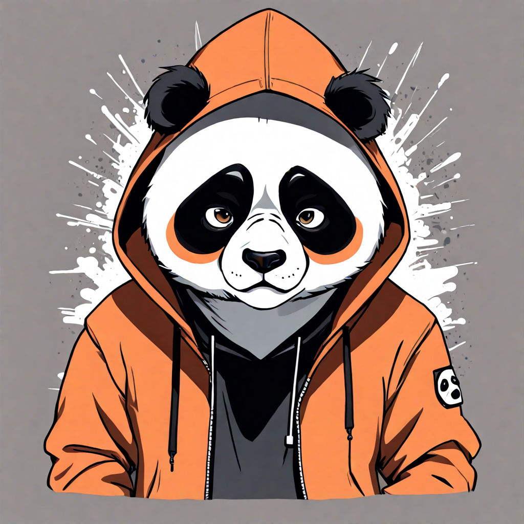 Panda Bear Hiphop Svg Cool Panda Clipart Hipster Panda 