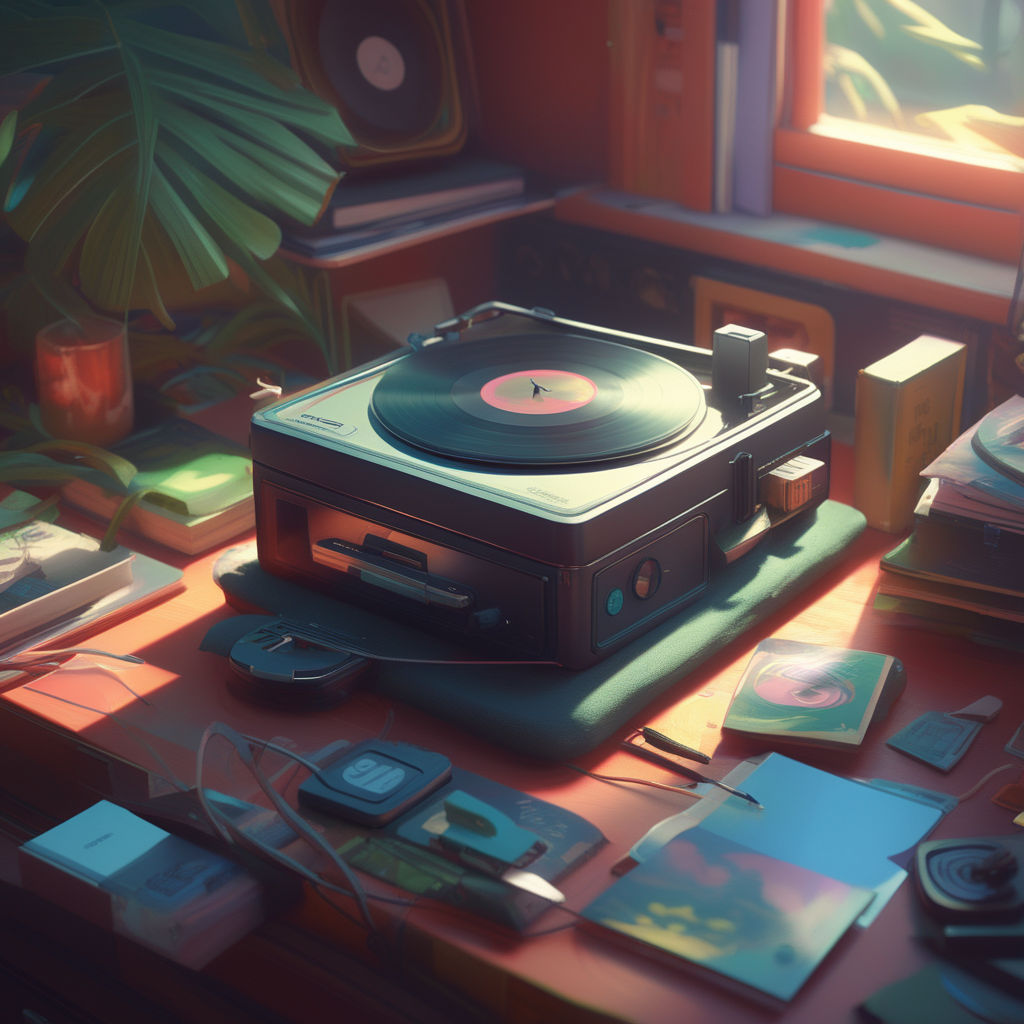 Vinyl record player 1 | Anime Loop GIFs - YouTube