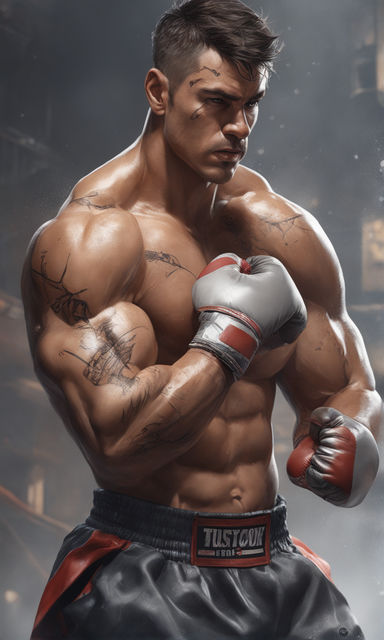 ArtStation - Anime Muscular Man