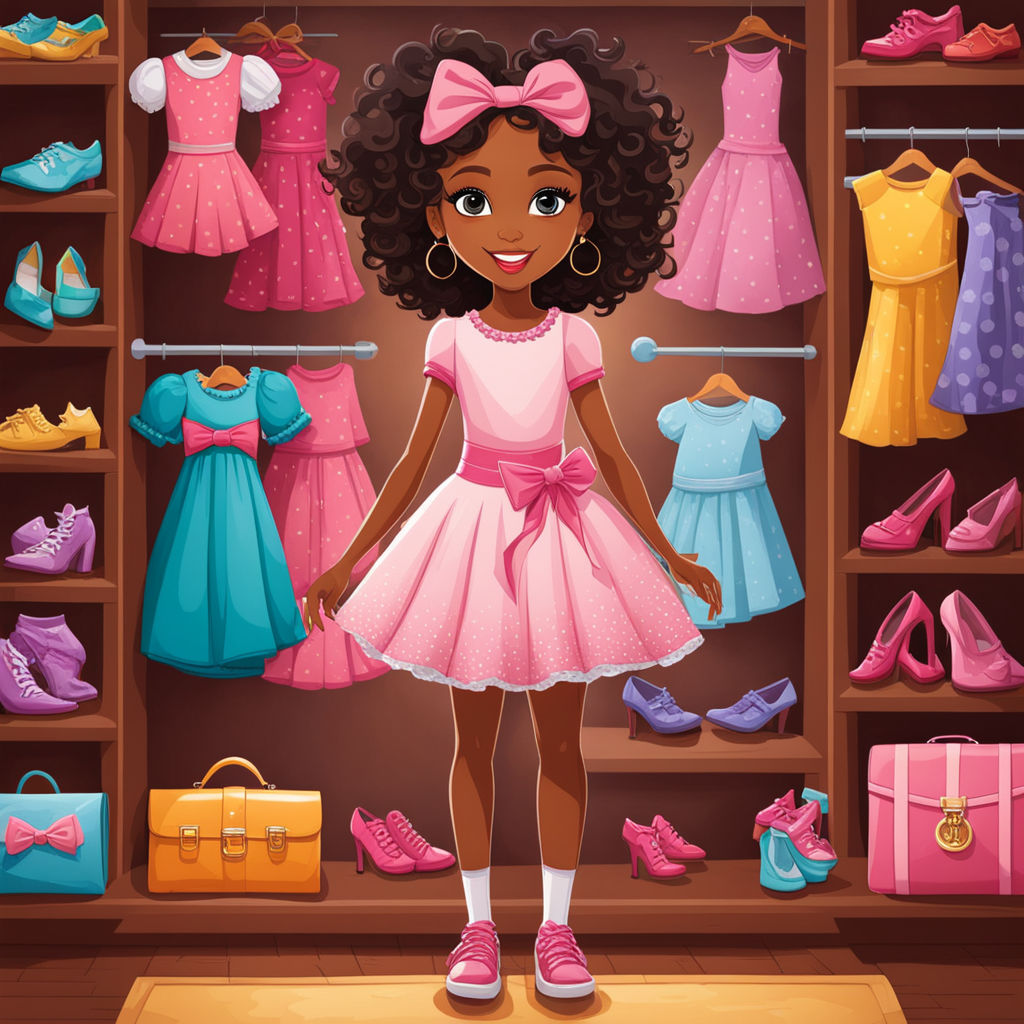 dress for paper doll girl - Playground