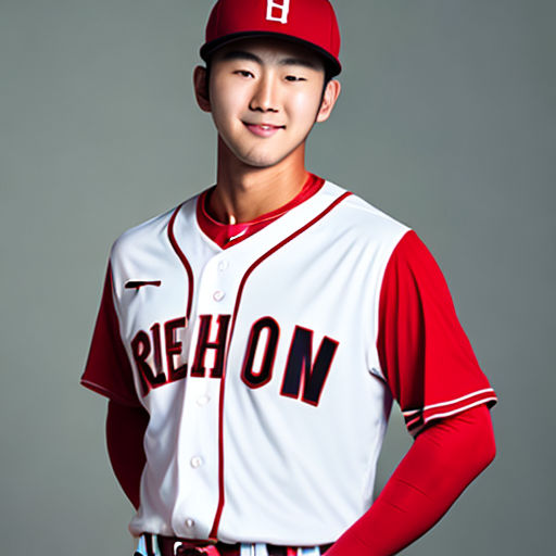 Teenage boy in baseball uniform - Playground