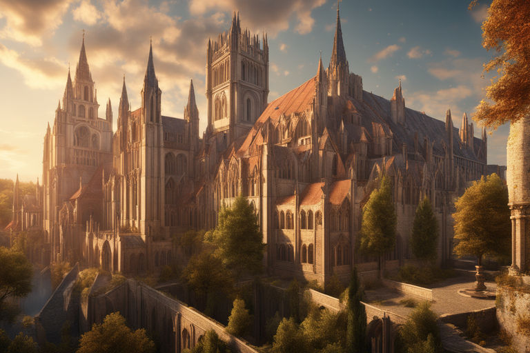 ArtStation - a version of Minas Tirith