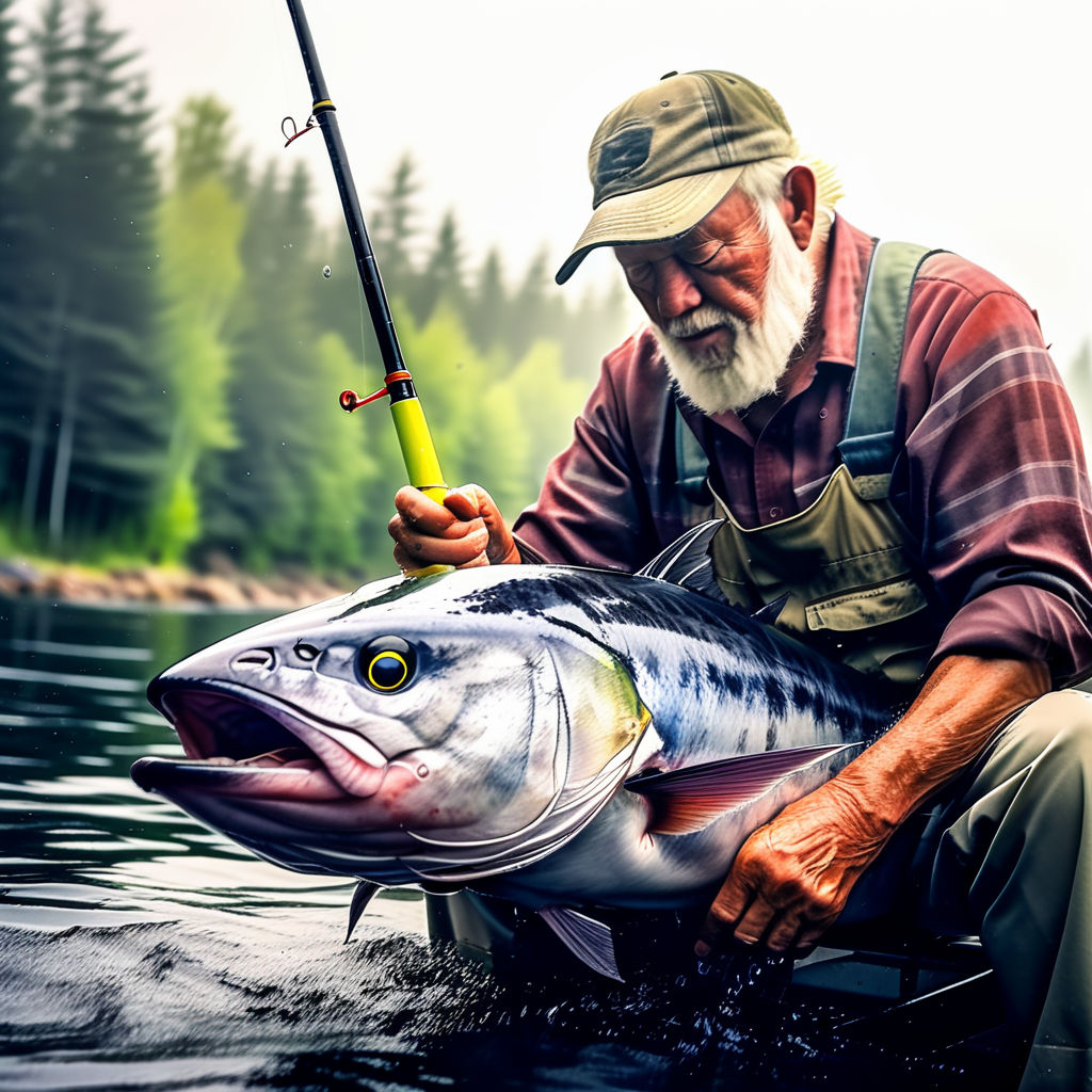 Boys with fishing rod and caught fish - Stock Image - F019/1325 - Science  Photo Library