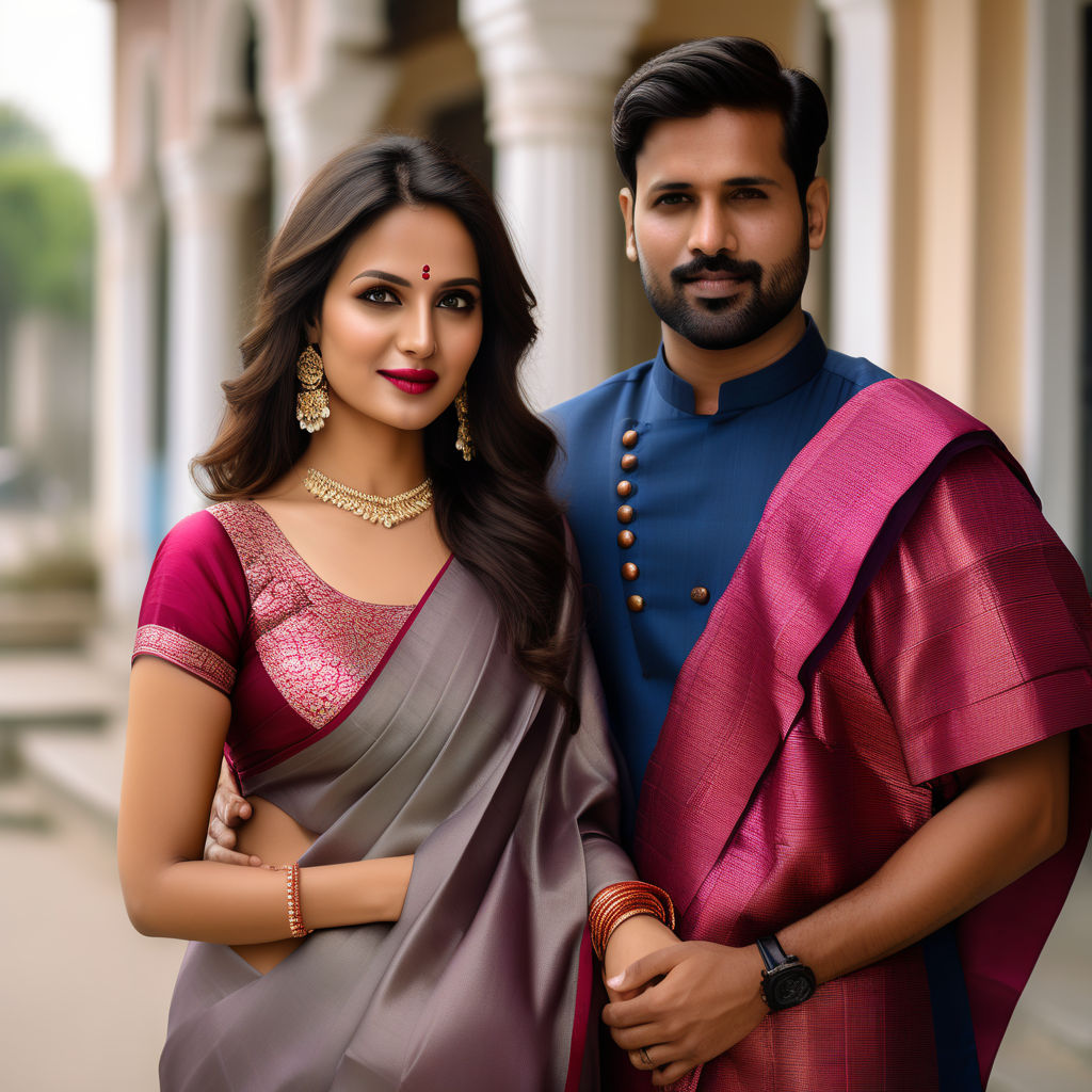 Couple Dress for Pre Wedding Shoot IBUY-1113CP Red Couple Matching Dress  Set – iBuyFromIndia