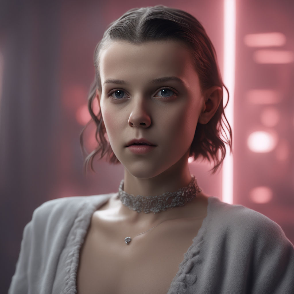 ArtStation - Millie Bobby Brown : Purple Vibes