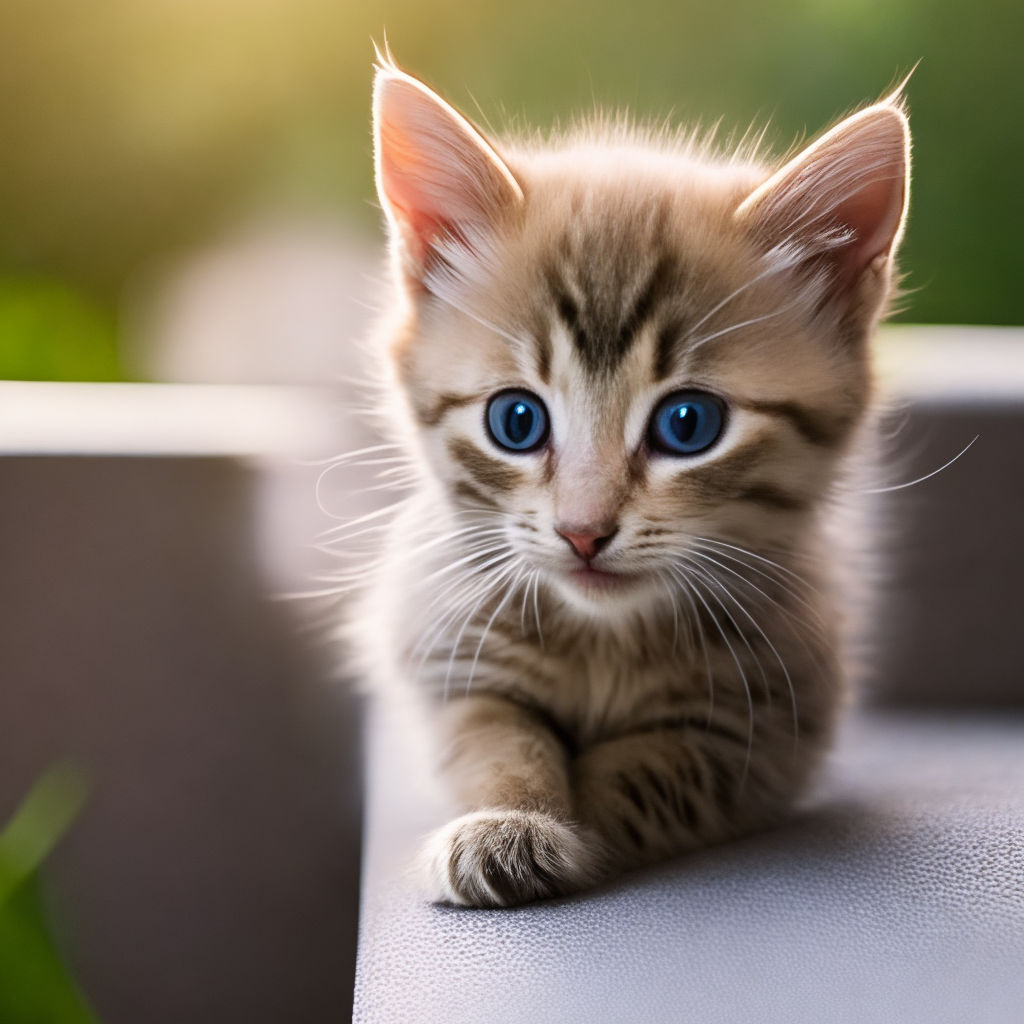 Cute Kitty - Curiosity the Joy of Spring - T-Shirt